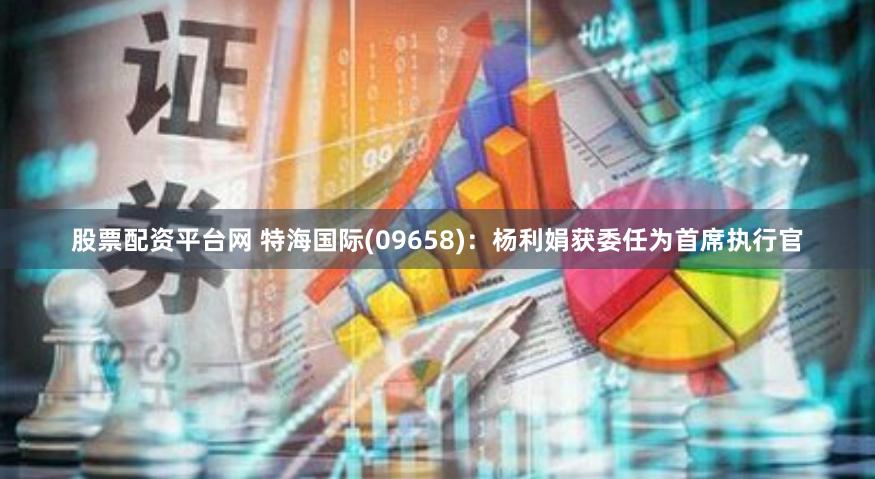 股票配资平台网 特海国际(09658):杨利娟获委任为首席执行官