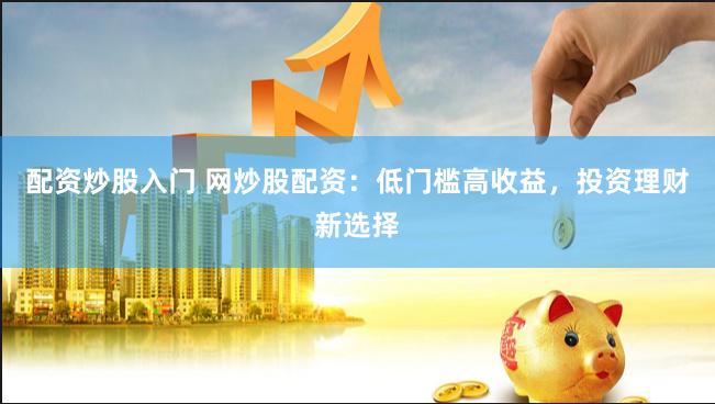 配资炒股入门 网炒股配资：低门槛高收益，投资理财新选择